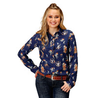 Womens Five Star Cowboy Toile Shirt