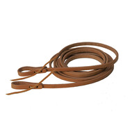 Harness Leather Single Ply Reins 1/2&quot; x 8&#39;