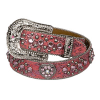 Girls Pink Sparkling Belt