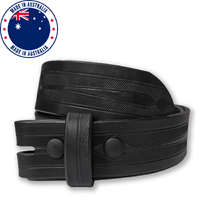 Buckleless Diamond Arrow Belt, Black