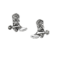 Cowboy Boot Stud Earrings