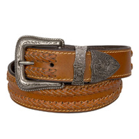 Laced Leather Belt