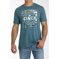 Mens Authentic Cinch Tee, Teal