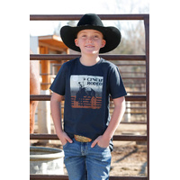 Boys Cinch Rodeo Tee, Navy