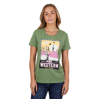 Womens Lauren Tee, Moss