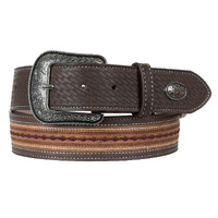 Oscar Belt, Chocolate/Tan