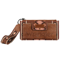 Southwestern Logo Wallet, Brown