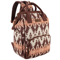 Southwestern Backpack Baby Bag, Mocha