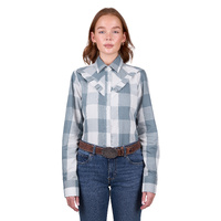 Womens Celina Check Shirt, Blue