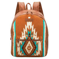 Maya Aztec Backpack, Tan